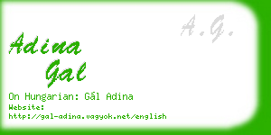 adina gal business card